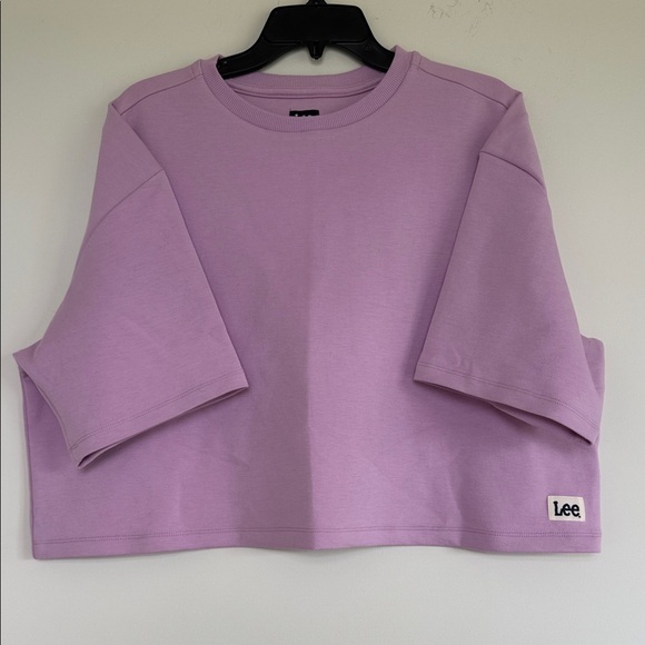 Lee Light Purple Cropped Tee - Picture 1 of 7